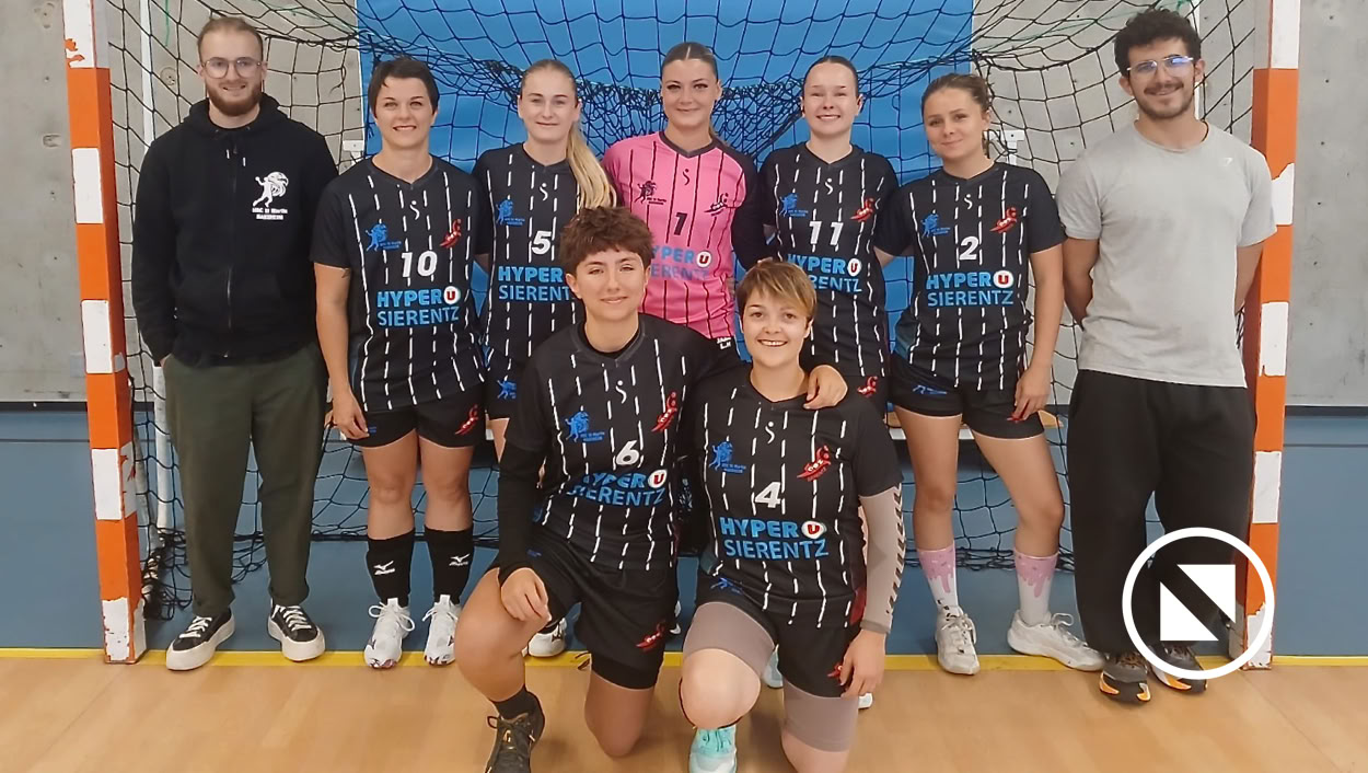 Photo équipe SENIORS du club de Sierentz de Handball