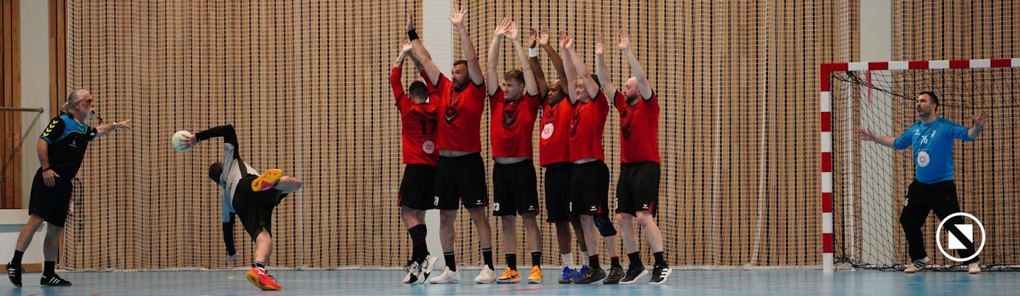 Défense équipe seniors du club de Handball de Sierentz