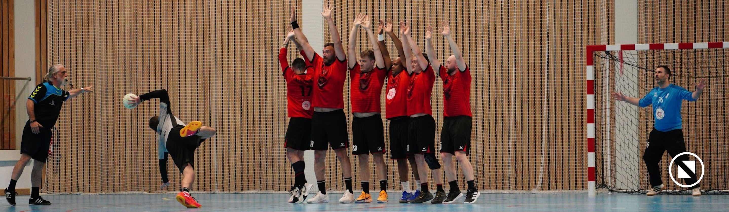 Défense équipe seniors du club de Handball de Sierentz